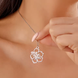 Hibiscus Flower Pendant Necklace