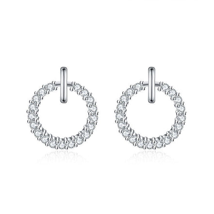 Cool style All diamond Small Earrings