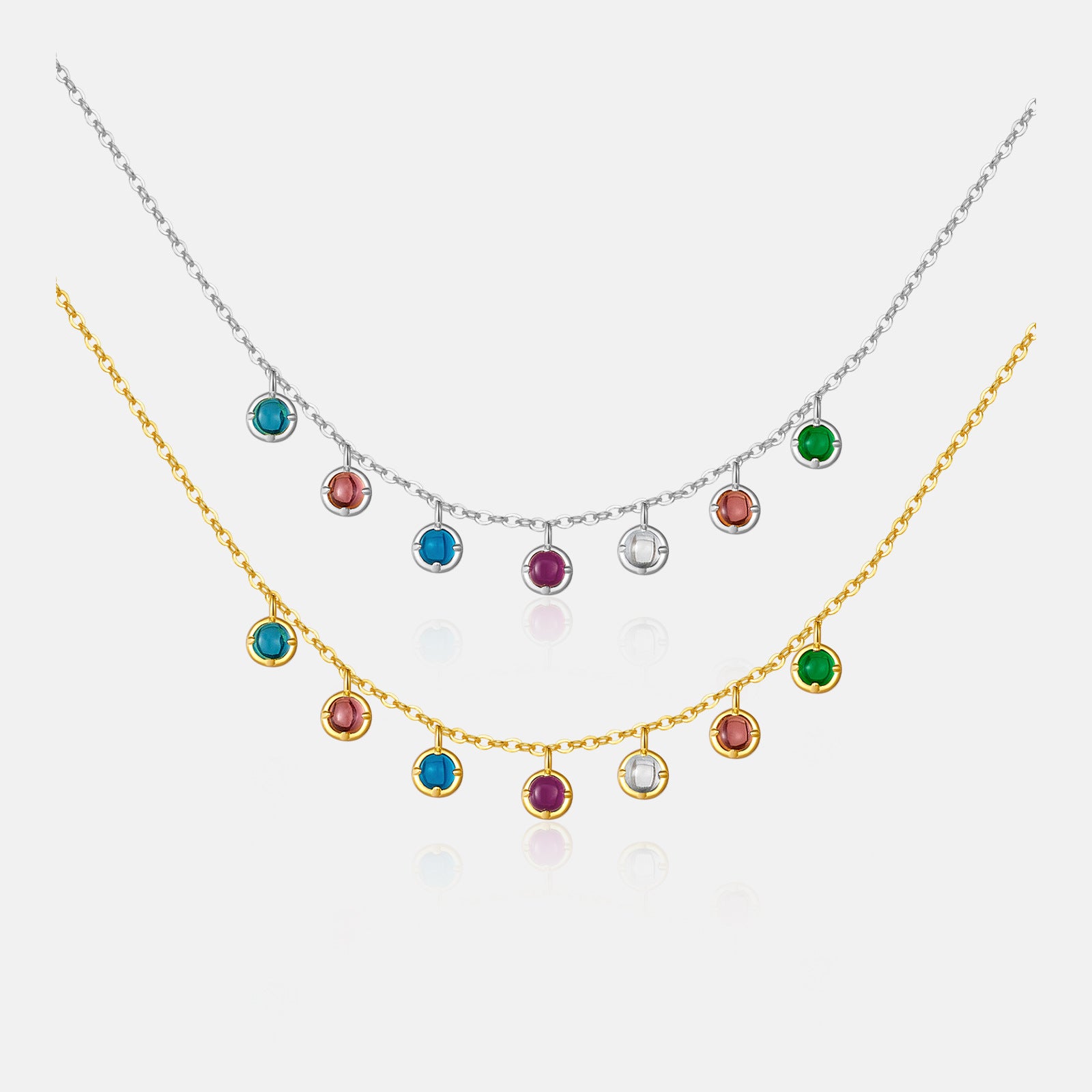 S925 Sterling Silver Diamond Necklace