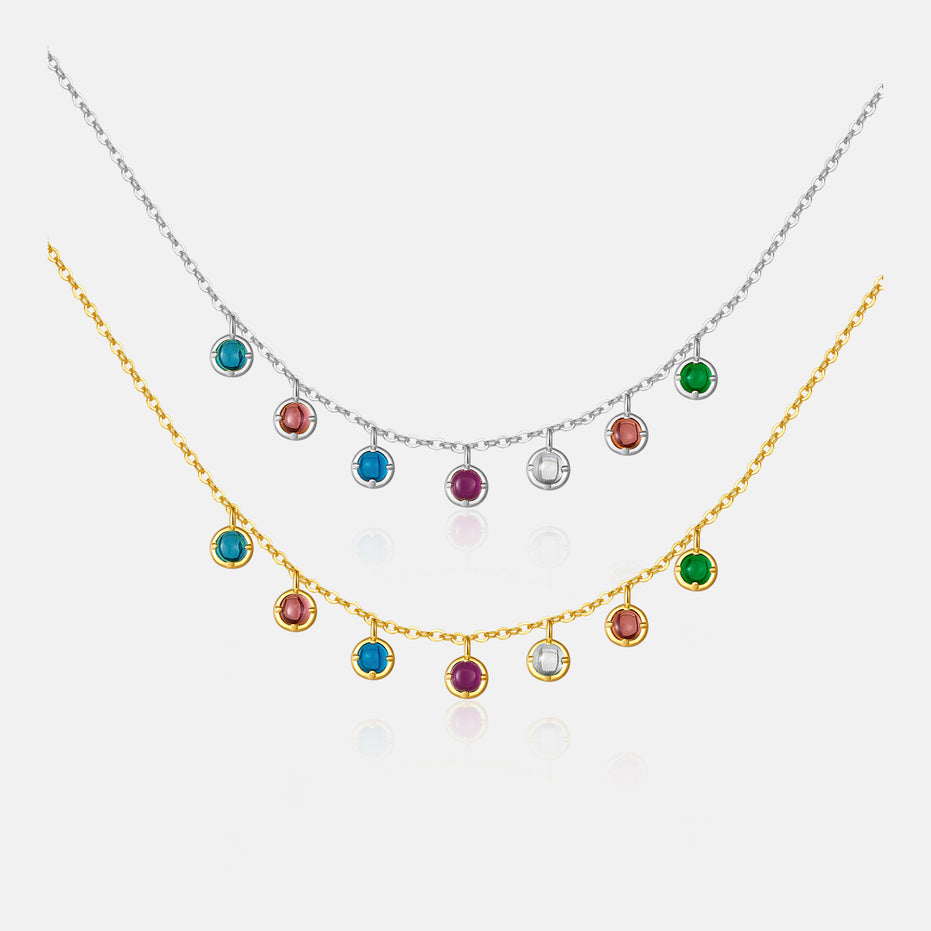 S925 Sterling Silver Diamond Necklace