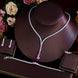 French Minimalist Zircon 4-Piece Jewelry Set