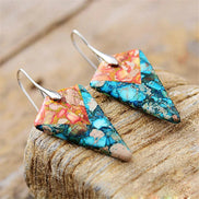 Bold Ethnic Style Geometric Earrings