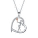 Geometric Sphere Cross Chain Necklace