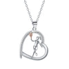 Geometric Sphere Cross Chain Necklace