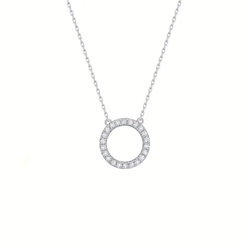 Fully Diamond studded Round Necklace