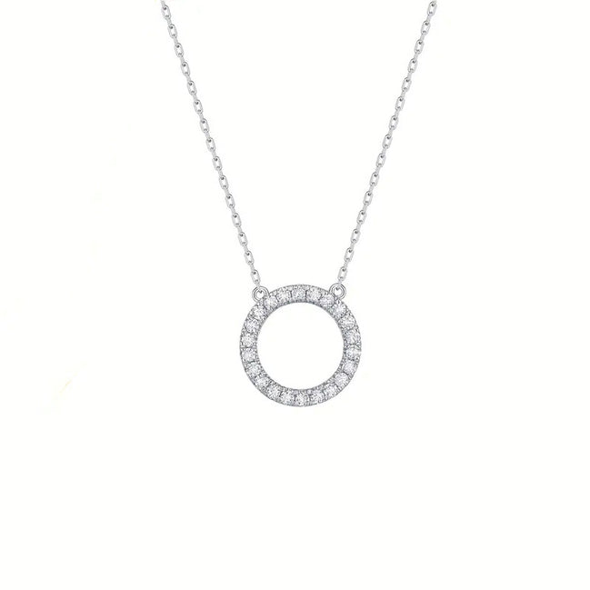 Fully Diamond studded Round Necklace