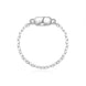 Geometric Morganite Ring | Platinum-Plated S925 Silver
