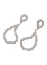 Geometric Fashion Full Diamond Earrings