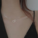 Double Heart Pendant Necklace