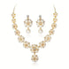 Vintage Pearl & Rhinestone 3 Piece Jewelry Set