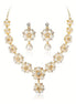Vintage Pearl & Rhinestone 3 Piece Jewelry Set