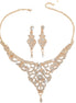Hollow Necklace & Earrings Set