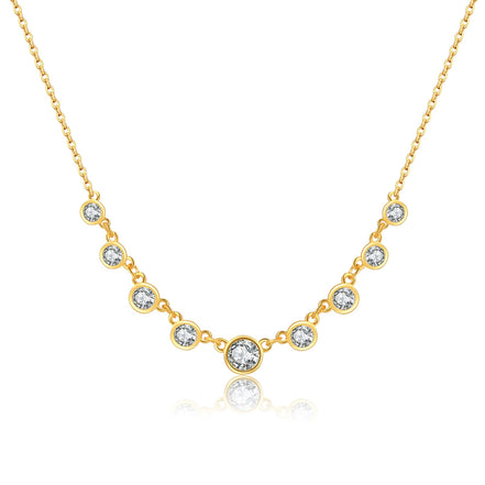 S925 Silver Fashion Diamond Necklace
