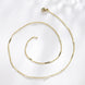 Simple Bone Chain Choker Necklace for Women
