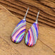Artisan Resin Modern Drop Earrings