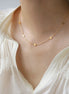 Gold Cross Charm Necklace