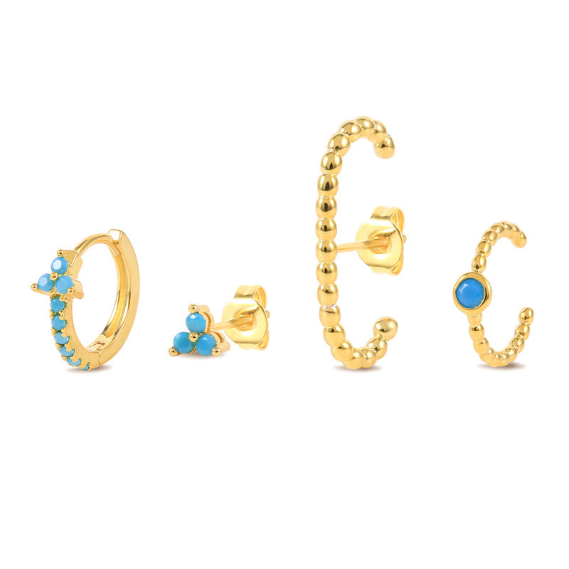 Celestial Gold Ear Cuff & Stud Set