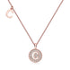 C Initial Moissanite Necklace