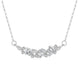 Geometric CZ Necklace | 925 Sterling Silver Minimalist Cross Chain