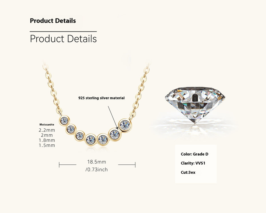 Simple Diamond Pendant Necklace