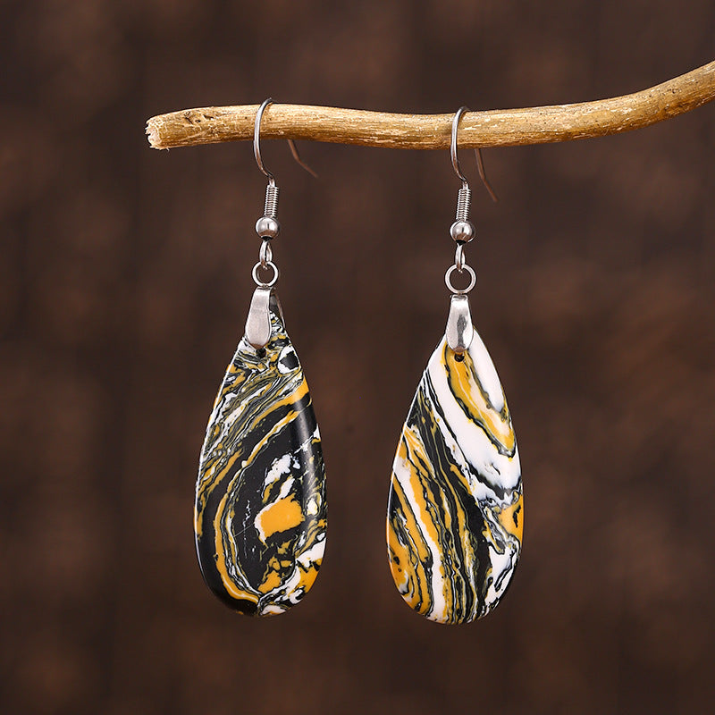 Gold Plated Stone Earrings for Women