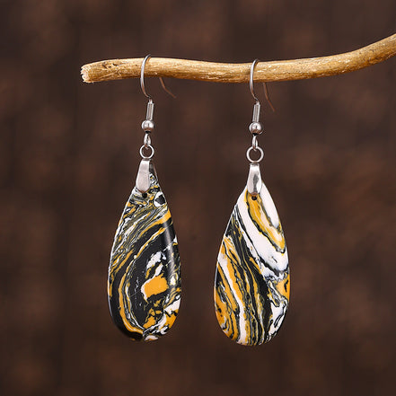 Gold Plated Stone Earrings for Women