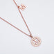 M Initial Moissanite Necklace
