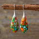 Geometric Stone Pendant Earrings for Women