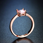 Simple Cube Ring for Women