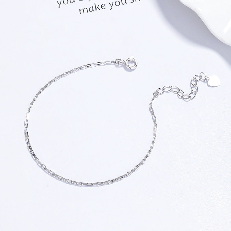 Gold & Silver Square Buckle Bracelet