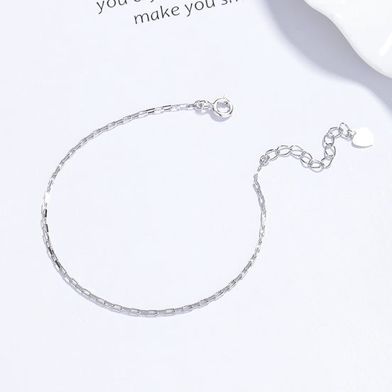 Gold & Silver Square Buckle Bracelet