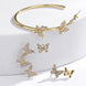 New butterfly earring set combination