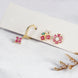Gold-Plated Silver Ruby-Pink CZ Earring Set