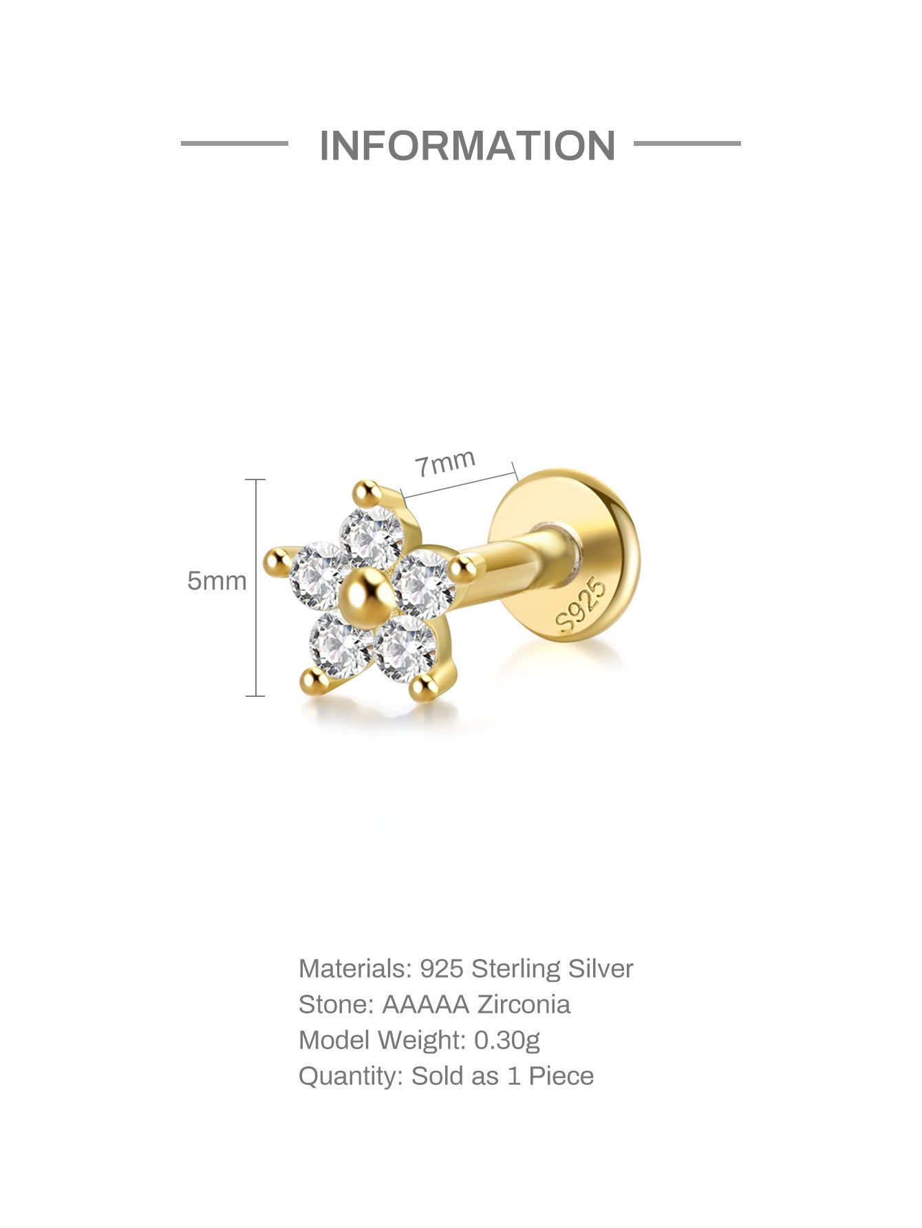 Sunflower Diamond Sterling Earrings