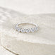 Minimalist Morganite Diamond Ring