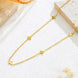Gold Cross Charm Necklace