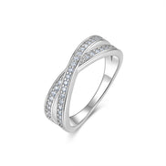 Morganite Minimalist Ring | Platinum-Plated S925 Silver