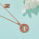 N Initial Moissanite Necklace