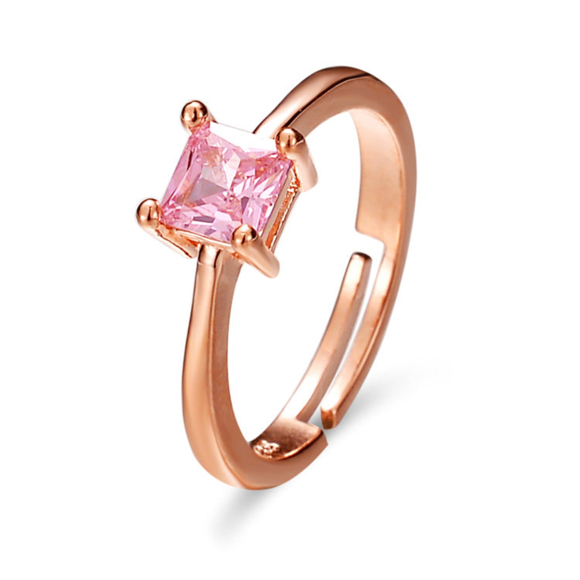 Simple Cube Ring for Women