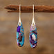 Gold Plated Emperor Stone Drop Earrings