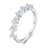 Minimalist Morganite Diamond Ring