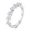 Minimalist Morganite Diamond Ring