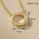 Fully Diamond studded Round Necklace