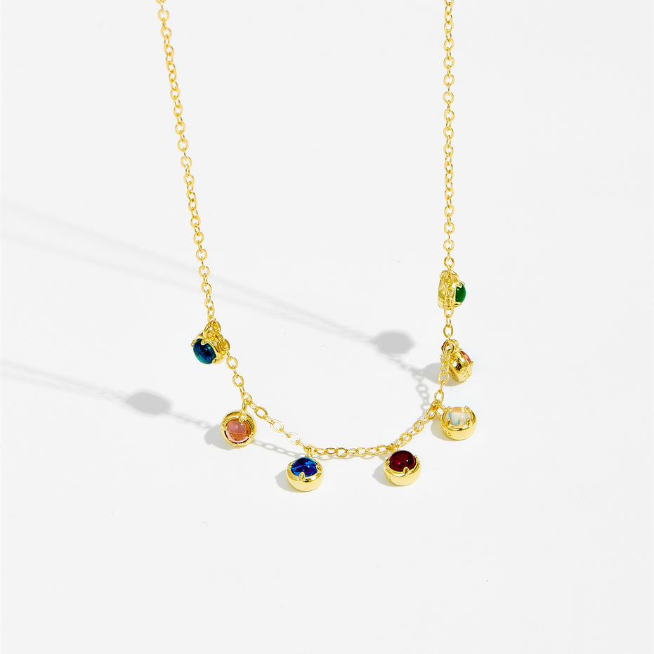 S925 Sterling Silver Diamond Necklace