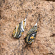 Gold Plated Stone Earrings for Women