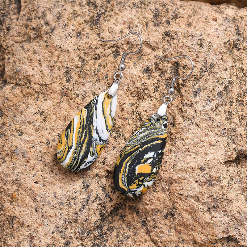 Gold Plated Stone Earrings for Women