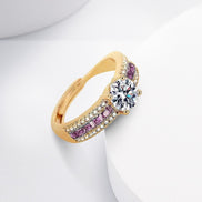 Champagne Gold Diamond Ring