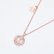 M Initial Moissanite Necklace