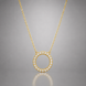 Fully Diamond studded Round Necklace