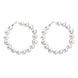 Pearl Big Hoop Earrings for Women